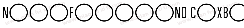 NikeFuturaND CnXBold字体转换